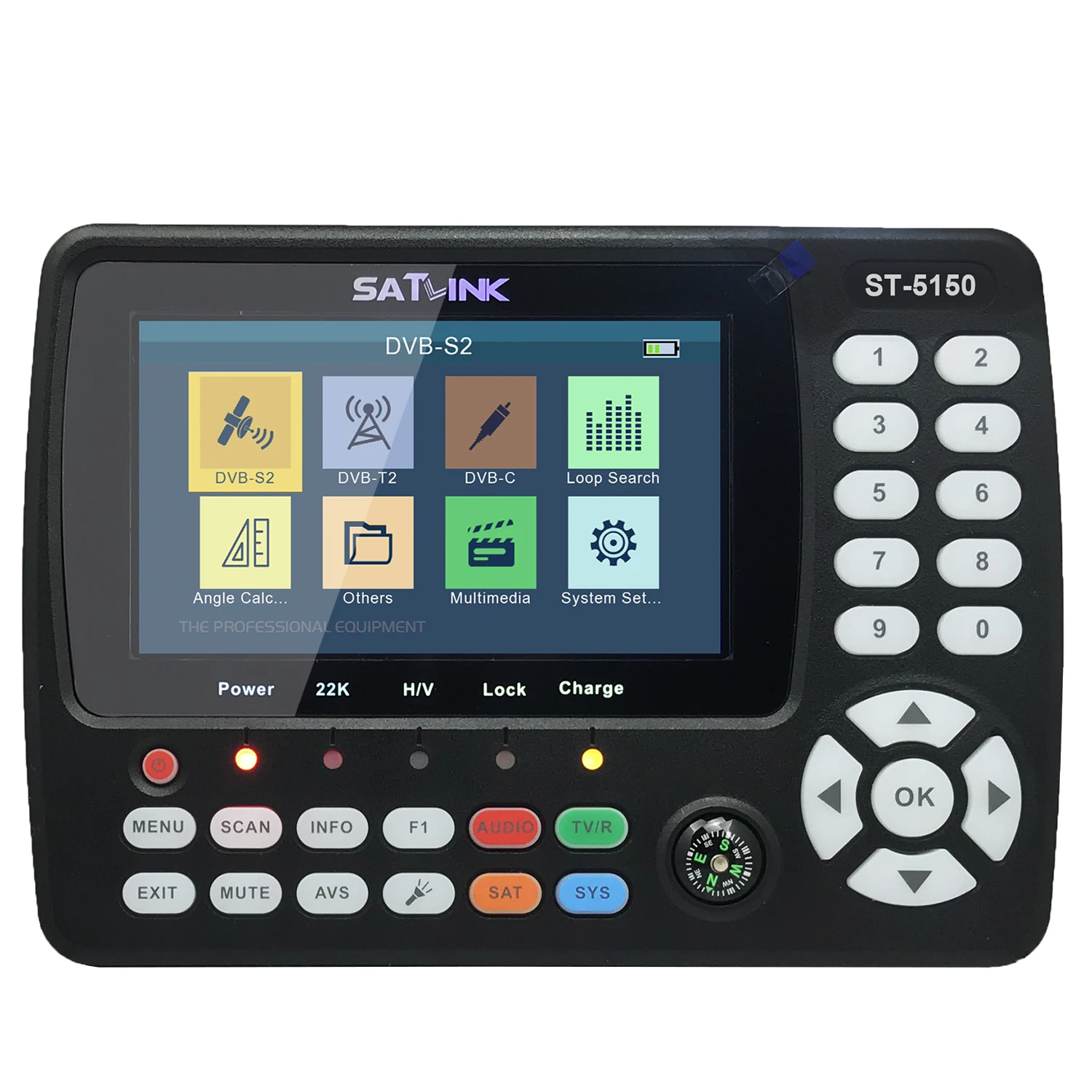 ЖК дисплей ST 5150/T2/C COMBO HD спутниковый прибор для обнаружения ТВ сигнала Цифровой