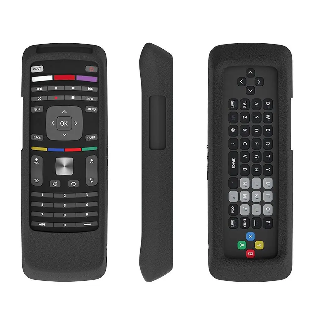 

Remote Case Keyboard Remote Skin-Friendly Shockproof Silicone Cover Washable Anti-Lost Protector With Hand Loop For VIZIO XRT302