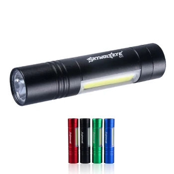 

Skywolfeye Aluminum Alloy XPE + SMD Led Tactical Flashlight Lantern