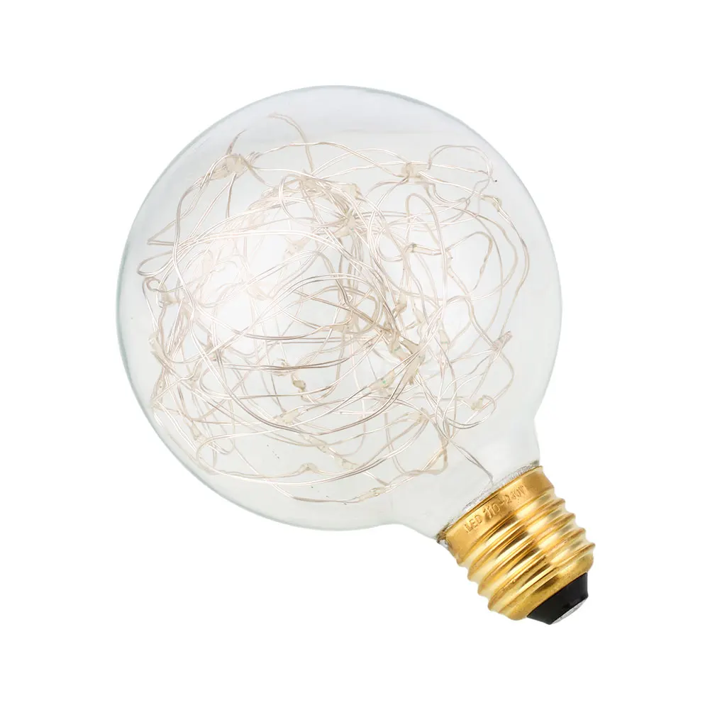 E27 G95 1.6W Vintage Edison Bulb Starry 50-LED Lamp Starry Style Bar Light