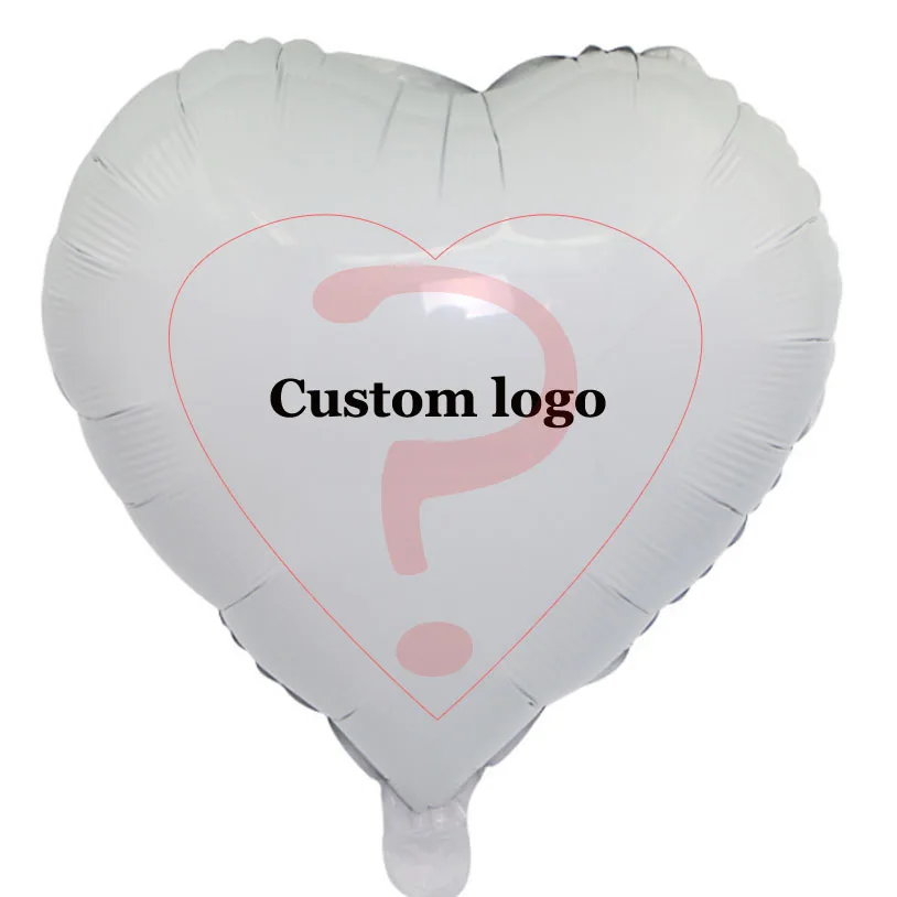 Фольгированный воздушный шар с пользовательским изображением 18 дюймов логотип