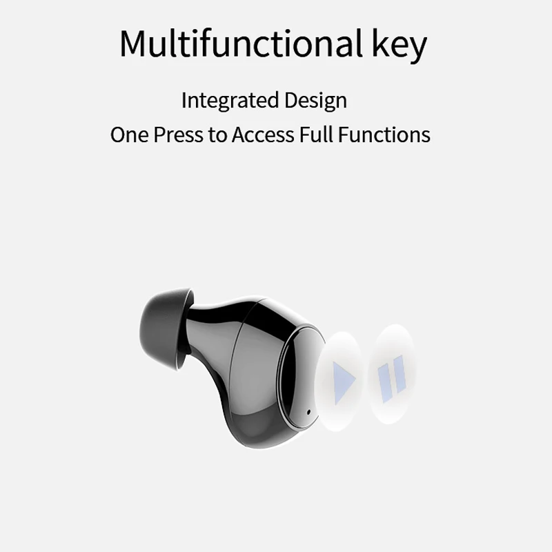 CLAITE Y1 TWS True беспроводные bluetooth наушники, Мини Портативная стереогарнитура, свободные руки, двусторонние наушники-вкладыши с зарядным устройством