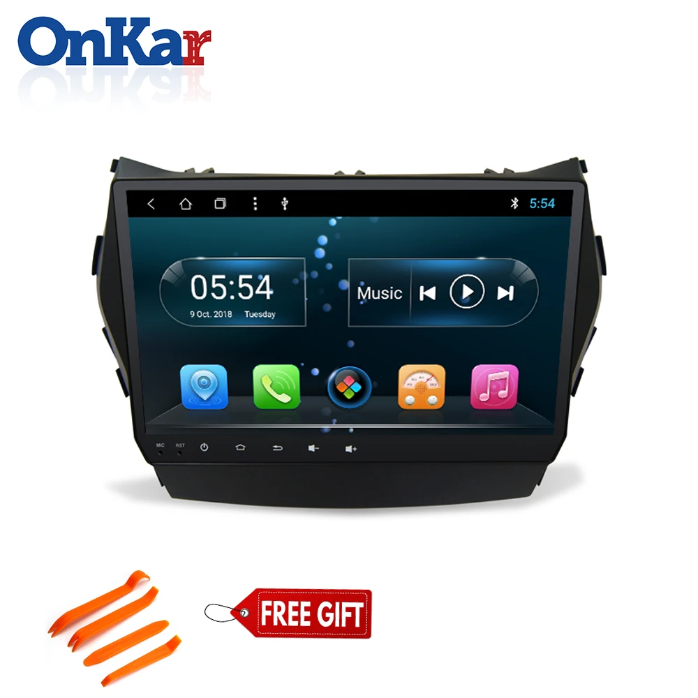 ONKAR автомобильный GPS радиоприемник для Hyundai Santa fe ix45 2012 2013 2014 2015 с Android 8 1 ОЗУ 2 Гб ПЗУ