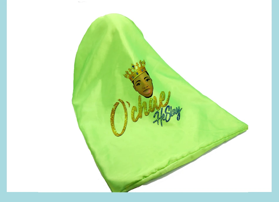 Customized Logo Long bonnets Polyester Satin Women Bonnet 2 Layer Caring Extention Wig Hairs Sleep Caps