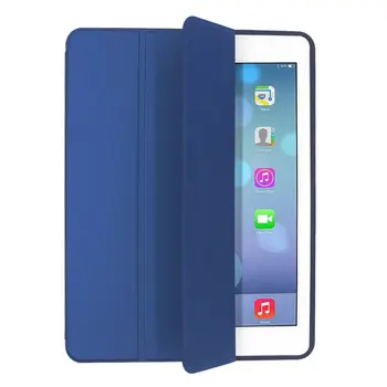 

9.7 Inch Protective Cover Tablet Computer Lightweight Stand Case Flip Sleeping Holster Trifold Case for Ipad Pro