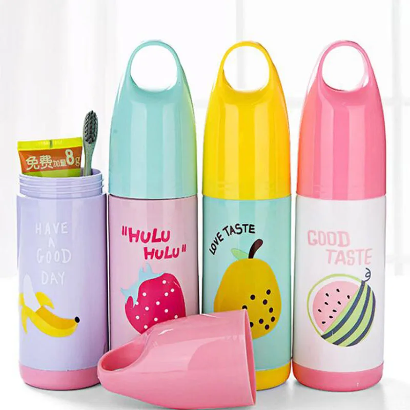 

1PC Portable Toothbrush Cup Travel Tooth Toothbrush Cover Hiking Camping Storage Box Wash Cup Cover Case
