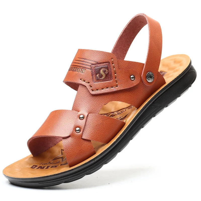 PROD 1005002940046203 Men Shoes Summer Men Sandals Non-slip Soft
Sandals Comfortable Men Shoes Genuine Leather Sandals Outdoor Zapatos
De Hombre
