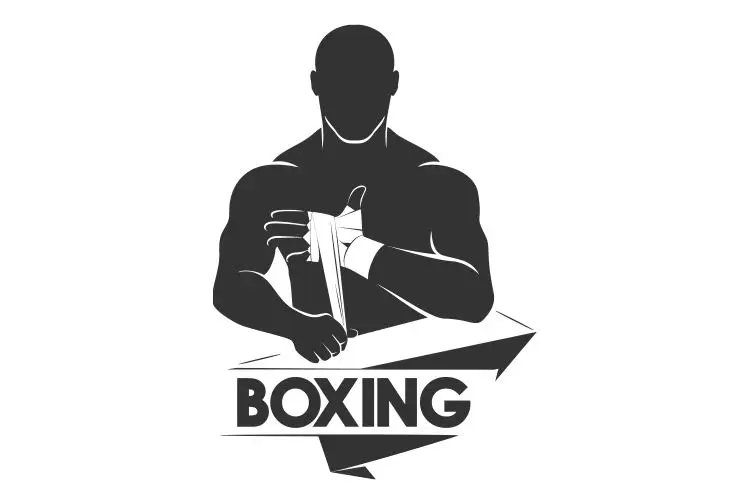 Молодые Мужские боксеры получают бандаж виниловые наклейки на автомобиль для