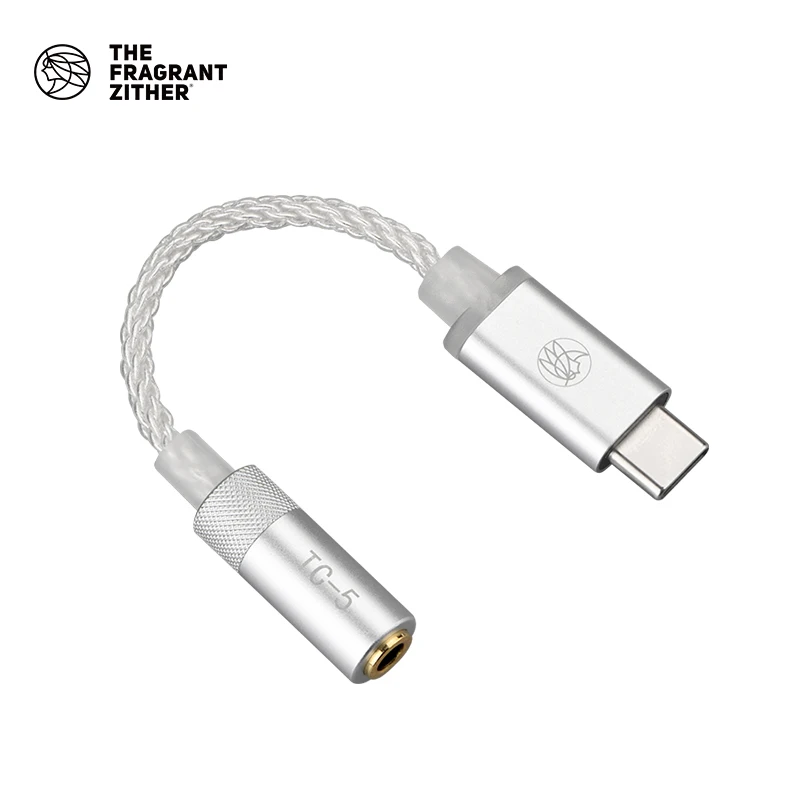 Аудиокабель TFZ USB Type C с разъемом папа на 3 5 мм для наушников интеллектуальный чип
