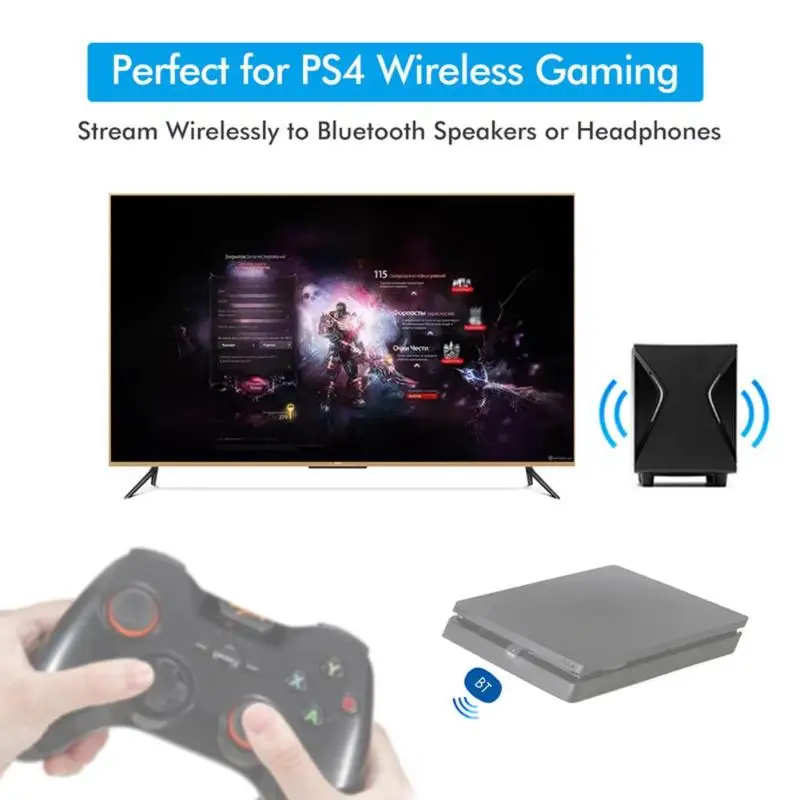 USB беспроводной адаптер с bluetooth передатчик Подходит для Nintendo Switch NS PS4 ПК