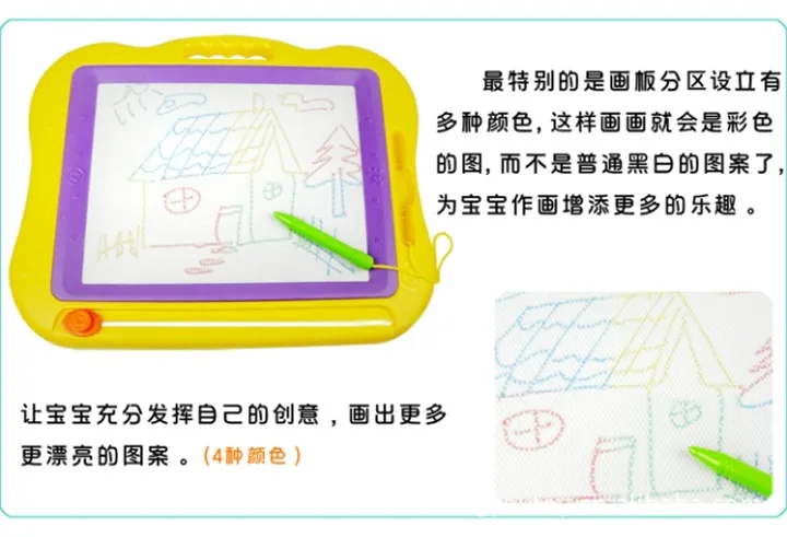 Large Size Magnetic Doodle Board Painting Supplies Color Drawing Board WordPad Q
