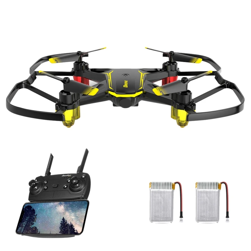 

Global Drone Gw66 Mini Drone Helicopter Fpv Drone Hover Lift 360° Rotation One-Button Return Remote Drone - 2 Battery