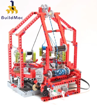 

BuildMoc Technic Rc Automatic Braiding Machine Creator Toys For Kids Moc Building Blocks Bricks Education Toys For Children Gift