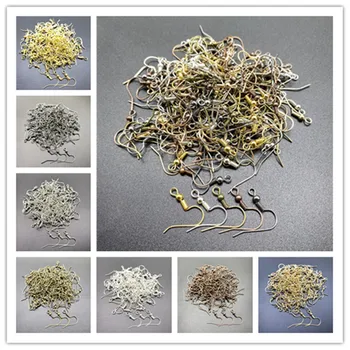 

100pcs 17x20mm Earring Findings Earrings Clasps Hooks Fittings DIY Jewelry Making Alloy Hook Drop earrings Accessories