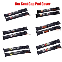 2 шт. подушки сиденья автомобиля щелевая зазор для Пежо Мицубиси Хонда opel Umbrella ralliart abarth mugen power Batman Renault