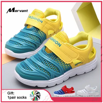 

Kids Sandals Mesh Breathable Children's Sandals EVA Non-slip Soft Boys Girls Shoes Lightweight Casual Kids Sandal