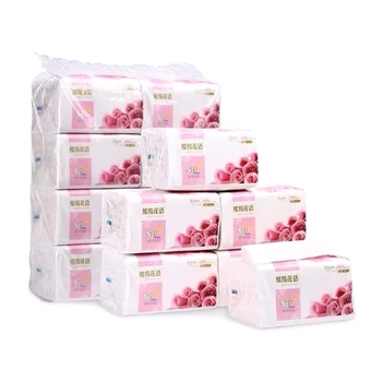 

6pcs/bag Special Price Paper Towels 420 Pieces Of Big Package Three-layer Thickened Paper Towels Large Size Toilet Paper