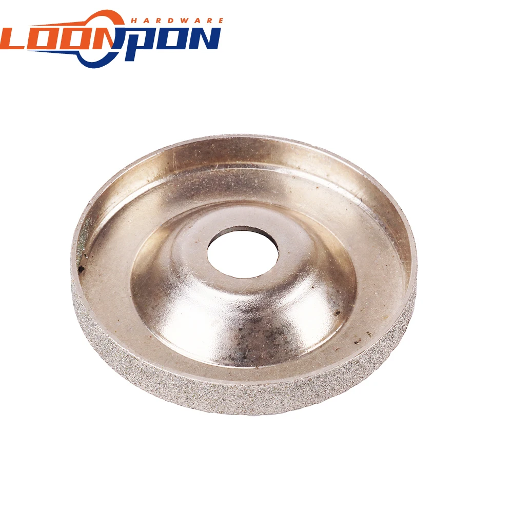 Diamond Grinding Wheel Cup Glass Emery Milling Cutter Circle Grinder Stone Sharpener Cutting Wheel Rotary Tool 50x10x8mm