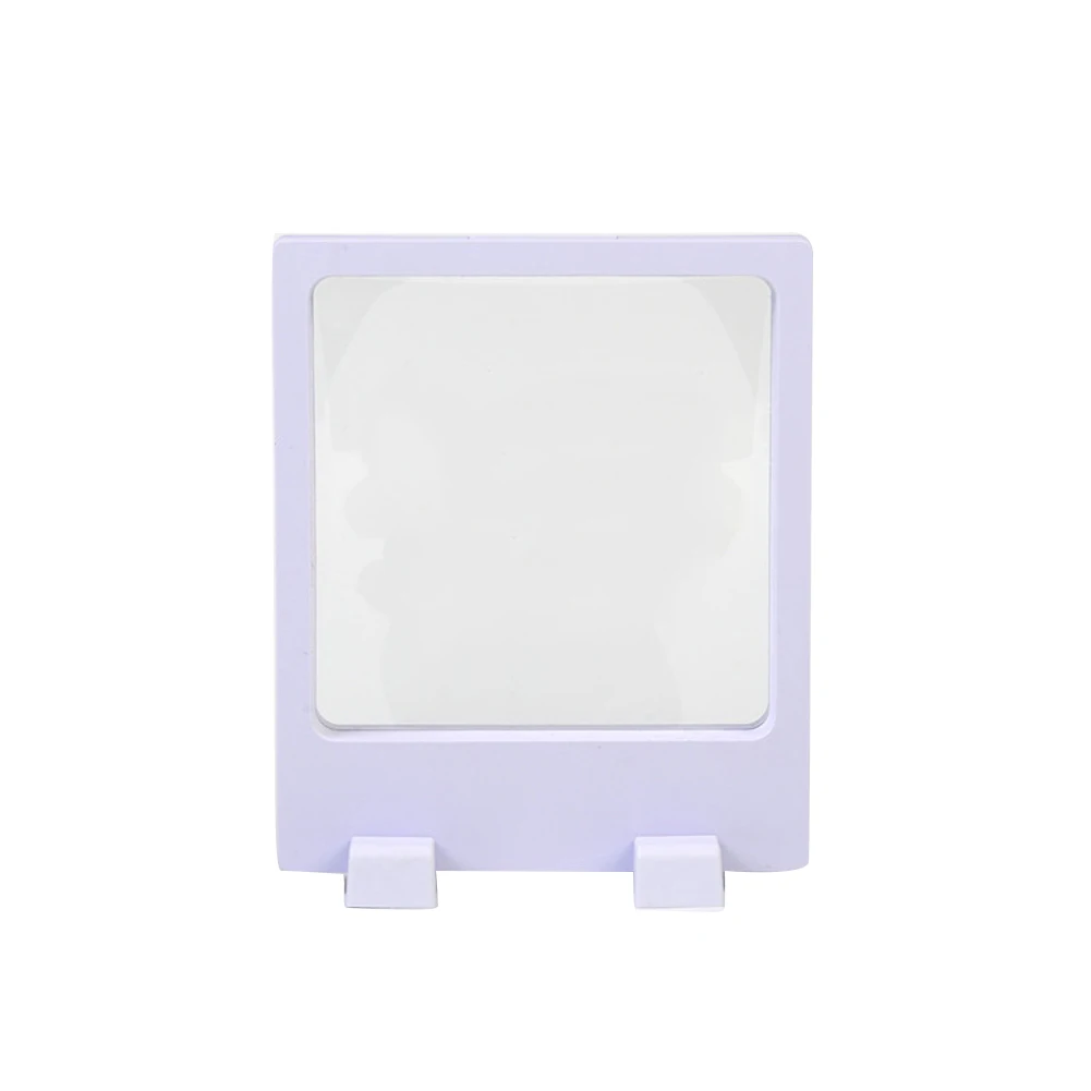 

3D Anti Slip Durable Jewelry Display Stand Square Coin Presentation Multifunctional Fashion Floating Frame Protector Portable