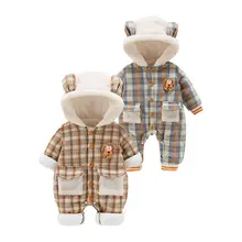 Winter Newborn Rompers Baby Clothes for Girls and  Boys Jumpsuit Kids Costume Infant Overalls Clothing
