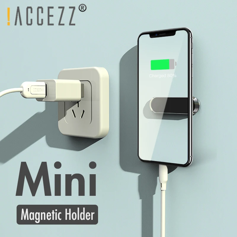 ! ACCEZZ 1 комплект Автомобильный держатель для телефона Магнитный iphone X samsung huawei Xiaomi