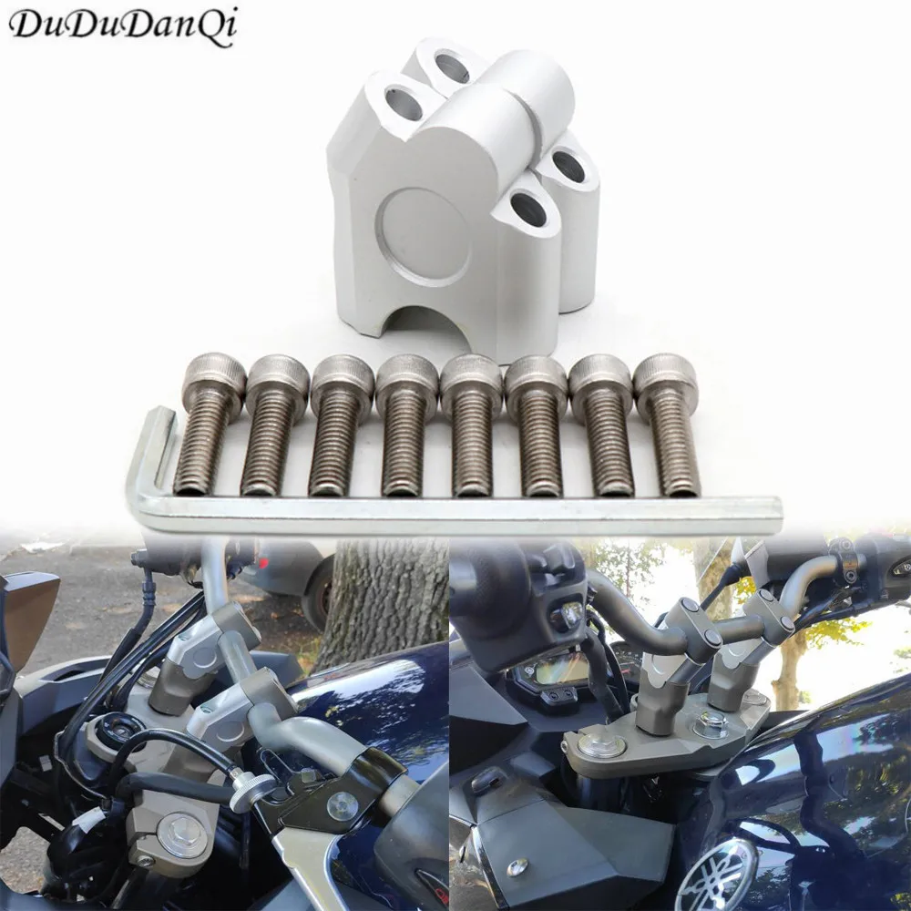 Adattatori Altezza Riser Manubrio Per Yamaha Xj6 Xj 6 2009-2020 Anno