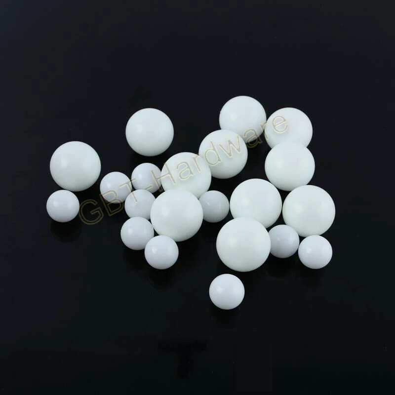 Precision Solid POM Plastic Ball 2/3/4/4.5/5/6/6.35/6.95/7/8/9/10~28mm Bearings Rolling Bead Polyoxymethylene 10/20/50/100PCS