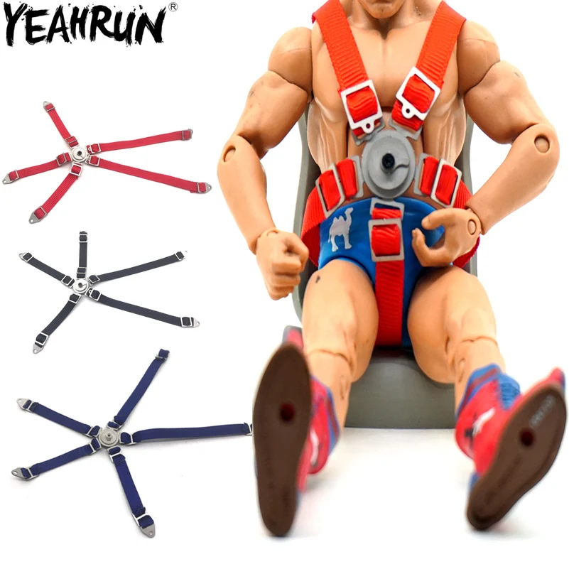 

1 пара ремней безопасности для радиоуправляемого автомобиля для 1/10 радиоуправляемого гусеничного грузовика осевой Wraith 90018 90020 90031 90045 90056 Запчасти для радиоуправляемых моделей