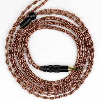 

TONEKING 8 Core Silver Plated Cable Earphone cable With MMCX/2pin Connector For T2 KC2 S2 P1 T3 NO.3 V80 SIF KING BL1 TO600 ROS1