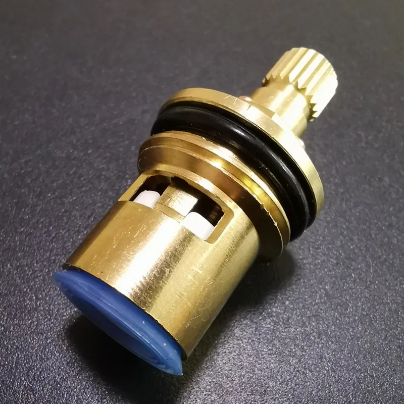 Faucets Cartridge Spool Valve Brass 2 Pcs Standard 1/2 Ceramic Faucet Lnner Disc Valve Quarter Turn Cartridges Ceramic Accessory