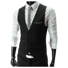 Весенне-осенний корейский стиль, модный приталенный костюм, жилет для мужчин, мужской костюм в английском стиле, жилет, повседневный деловой жилет, лучший мужской жилет