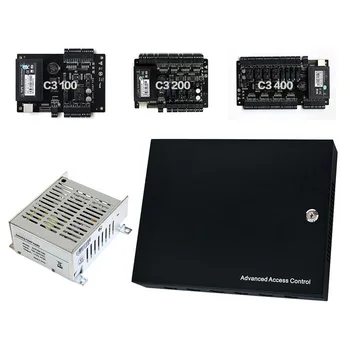 

ZK C3 IP-based Door Access Control Panel Wiegand Access Control Board TCP/IP Door Access Control System With Power Supply Box
