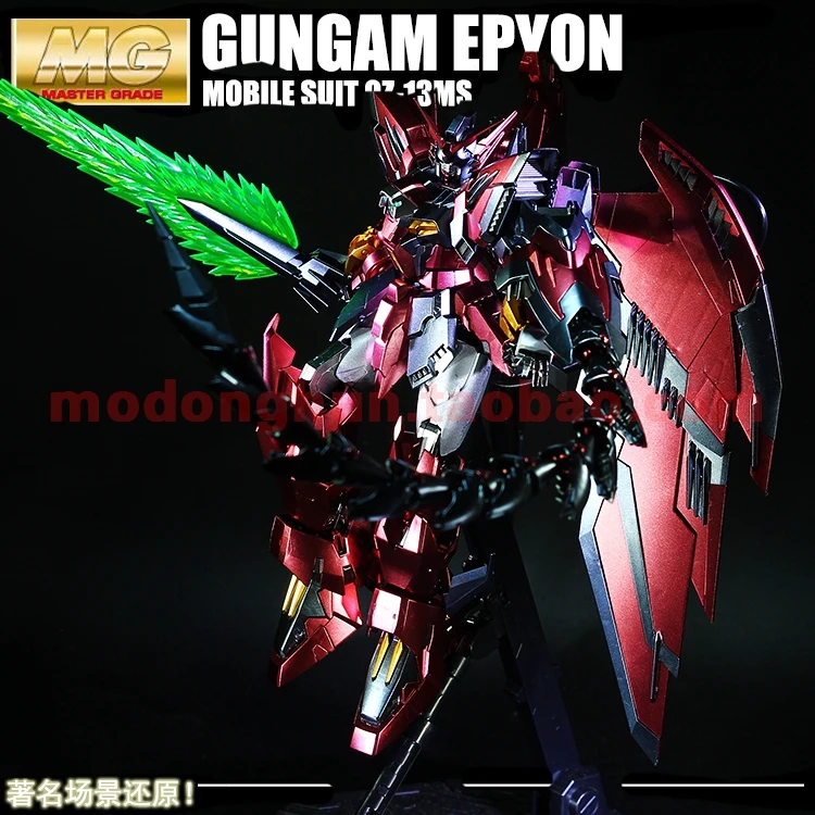BANDAI MG 1/100 OZ-13MS gundamm Epyon EW версия металлическая окраска до дьявола Гандам Фигурки игрушек
