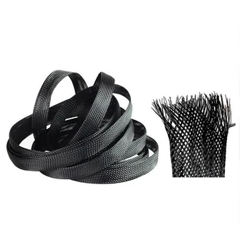 

30M Insulated Braid Sleeving 3/6/10/12mm PET Wire Cable Expandable Cable Sleeve Wire Gland 7 Colors Home Decor
