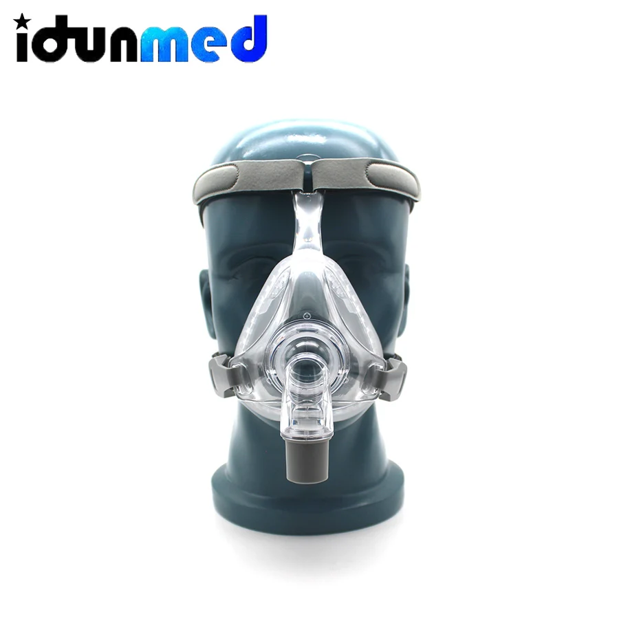 Полнолицевая маска BMC CPAP с регулируемым головным убором подушки 3 размера для сна
