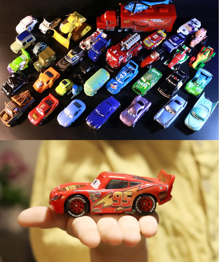 Disney Pixar тачки Молния Маккуин дядюшка Мак литой металлический автомобиль прекрасная модель хорошее качество игрушки для мальчика Рождественский подарок