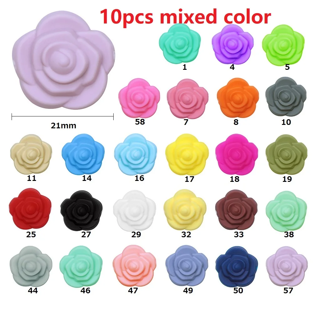 Baby Teething Toys Silicone Beads Teethers Pacifier Clips