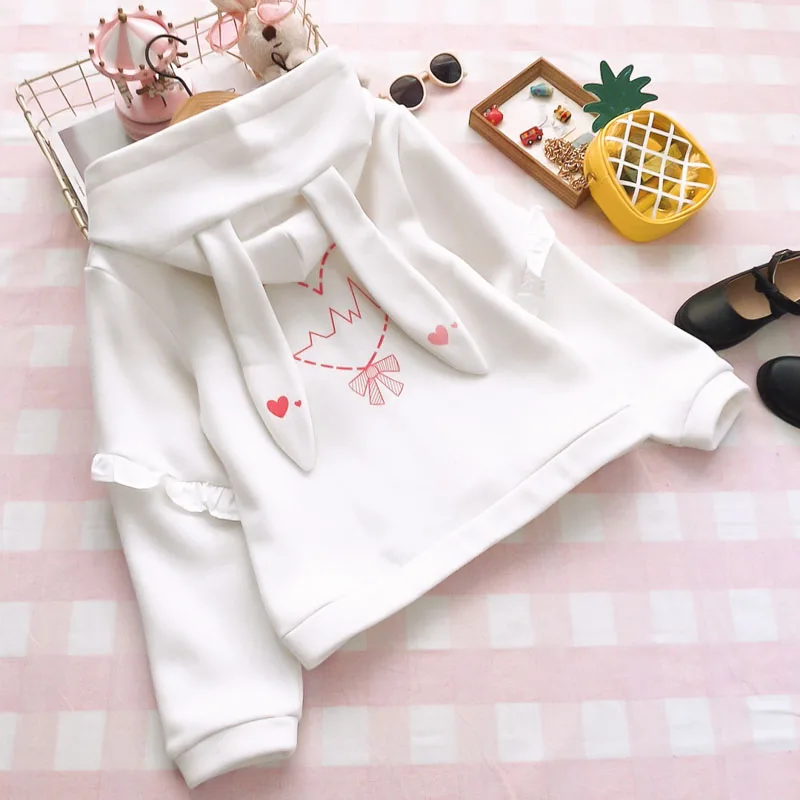 

Teenagers hoodies lovely preppy puppy free size Pullovers Sweatshirt Autumn girl autumn up clothes F606