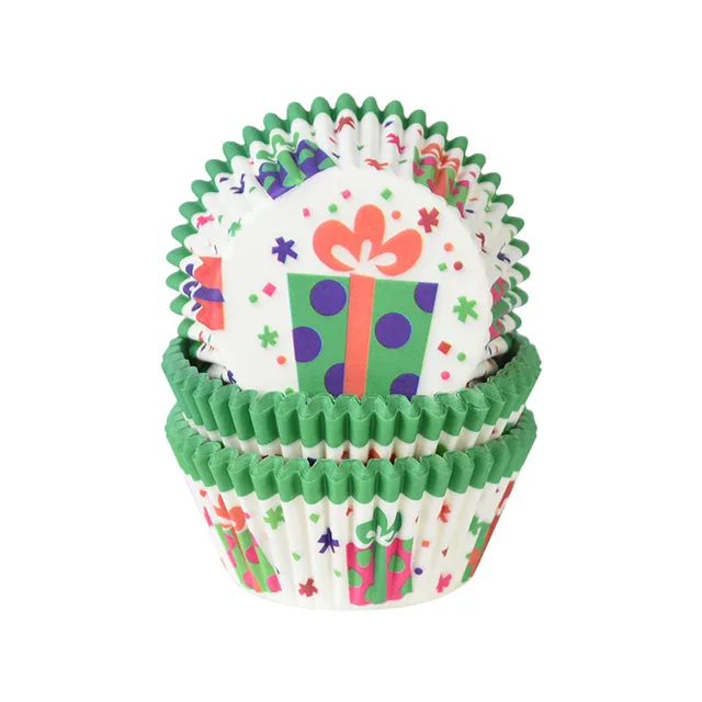 100pcs/set Muffin Liners Cupcake Paper Cups Cake Forms Baking Box Case Cake Mold Decorating Tool Wedding Birthday Party Supplies D11
