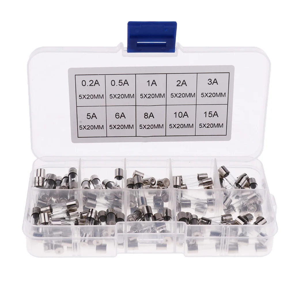 High Quality Durable 10Pcs 22 AWG Holder Inline Screw Type Glass Fast Blow Fuse
