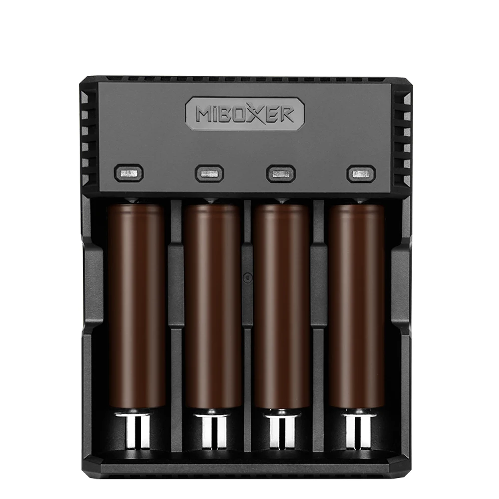 More batteries. Miboxer c4. Зарядное устройство на 4 слота. Miboxer.