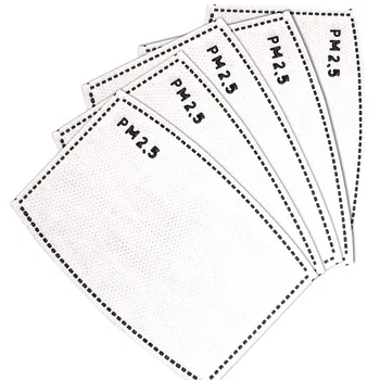 

10 Pcs Filter Paper Anti Haze Mouth Mask Anti Dust Mask Activated Carbon Filter Paper Health Care