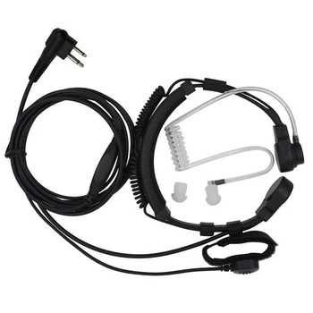 

Throat Mic Miniphone Covert Acoustic Tube Earpiece Headset for Motorola Two Way Radio