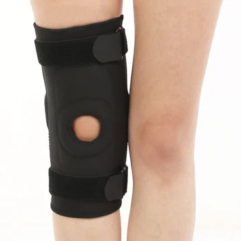 

1Pcs Professional Sports Safety Knee Double Plate Joint Support Sports Knee Pads Riding Black NShopping