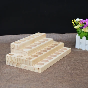 

Multi-functional Essential Oil Display Stands Wooden Storage Rack Box Essential Oil Finishing Storage Organizer Container