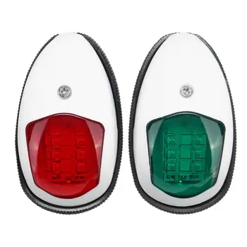 

2pcs 8LED Side Marker Signal Navigation Light Truck Car Boat Tractor Lamp Front, Left, Right For Auto Parts