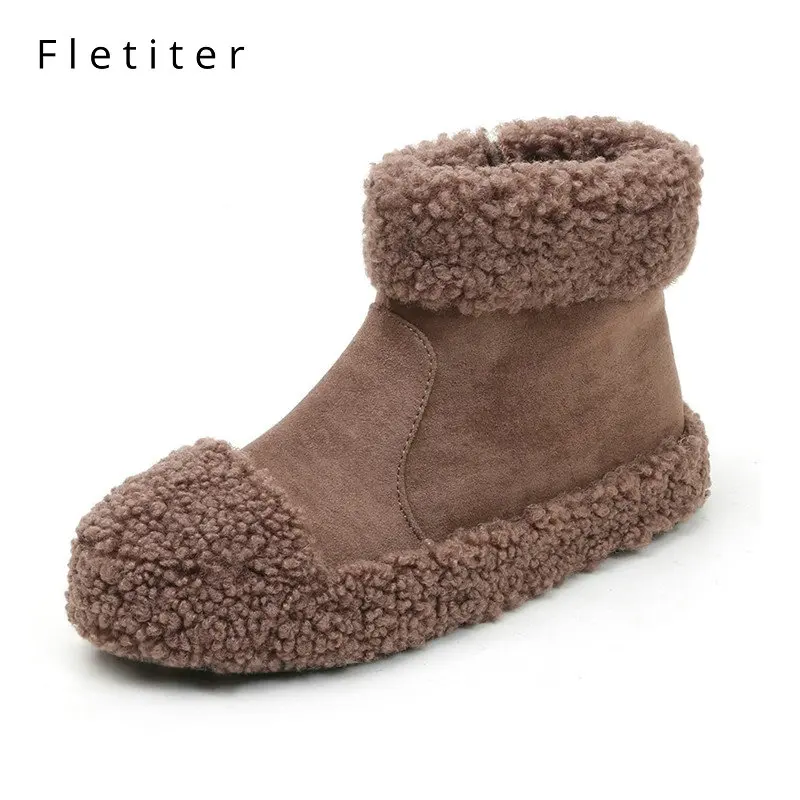 womens faux fur boots