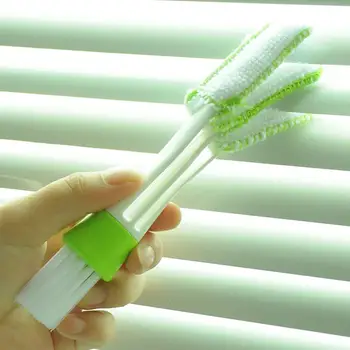 

Car Air Vent Dust Cleaning Brush Automobile Care Cleaning Car Ended Blinds Double Cleaning Brush Microfiber Ventilation Bru P2P5