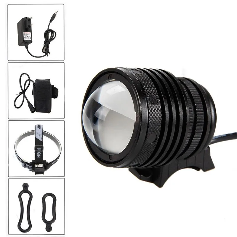 Kamenda E-Bike LED Licht 36V 48V 12W Wasserdicht Taschenlampe mit Hupe und Schalter