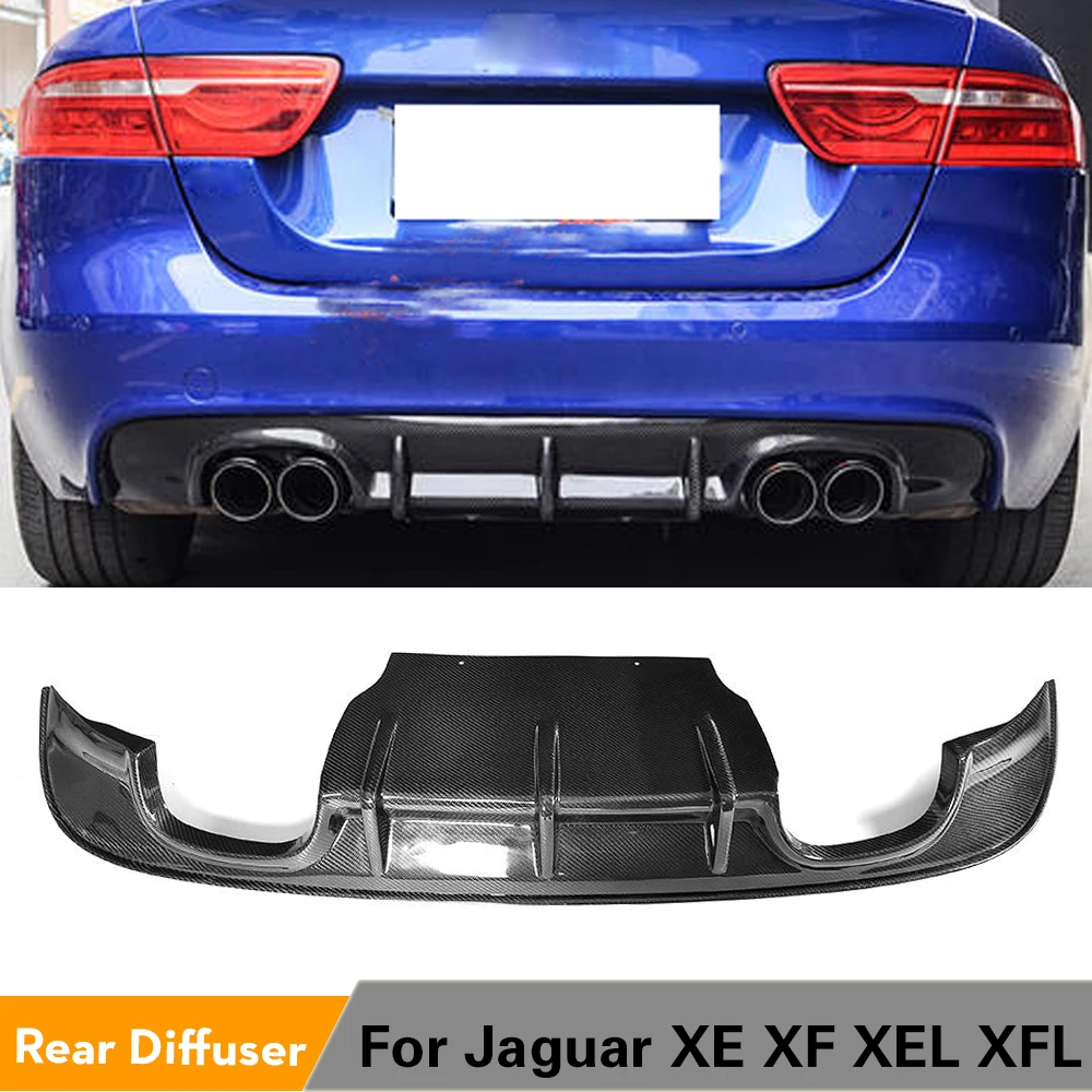 Задний спойлер из углеродного волокна для Jaguar XE Sedan 4 Door 2015 2017 двойной выхлопной